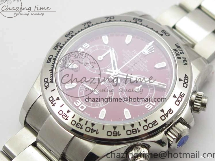 MiroTime 0116 Daytona 116520 SS UBF Best Edition Red Stick Markers Dial on SS Bracelet A Reliable 2951